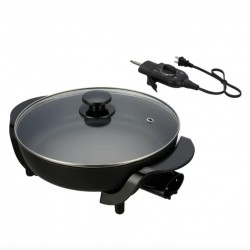 Mainstays 12" Round Nonstick Electric Skillet with Glass Cover