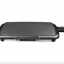 Mainstays Dishwasher-Safe 20" Black Griddle with Adjustable Temperature Control