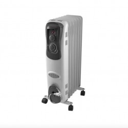 Mainstays Oil-Filled Electric Radiant Space Heater with Adjustable Thermostat