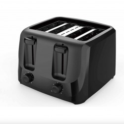 Mainstays 4-Slice Toaster black with 6 Shade Settings