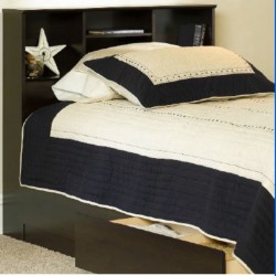 Mainstays Mates Storage Bed with Bookcase Headboard, Twin