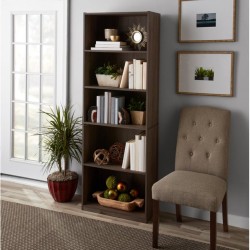 Mainstays 71" 5-Shelf Bookcase with Adjustable Shelves