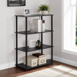 Mainstays No Tools 4 Shelf Standard Storage Bookshelf