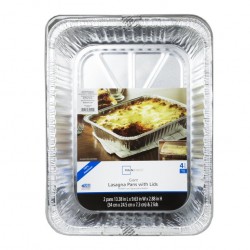 Mainstays Giant Lasagna Pans with Lids, 2pk