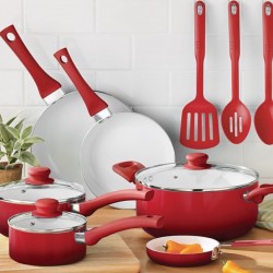 Mainstays Ceramic Nonstick 12 Piece Cookware Set