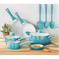 Mainstays Ceramic Nonstick 12 Piece Cookware Set