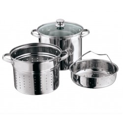 Mainstays Stainless Steel 8 Quart Multi-Cooker with Lid