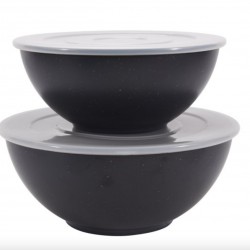 Mainstays 4-Piece Eco-Friendly Recycled Plastic Serve Bowl Set