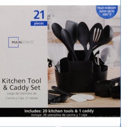 Mainstays 21-Piece Kitchen Utensils Set